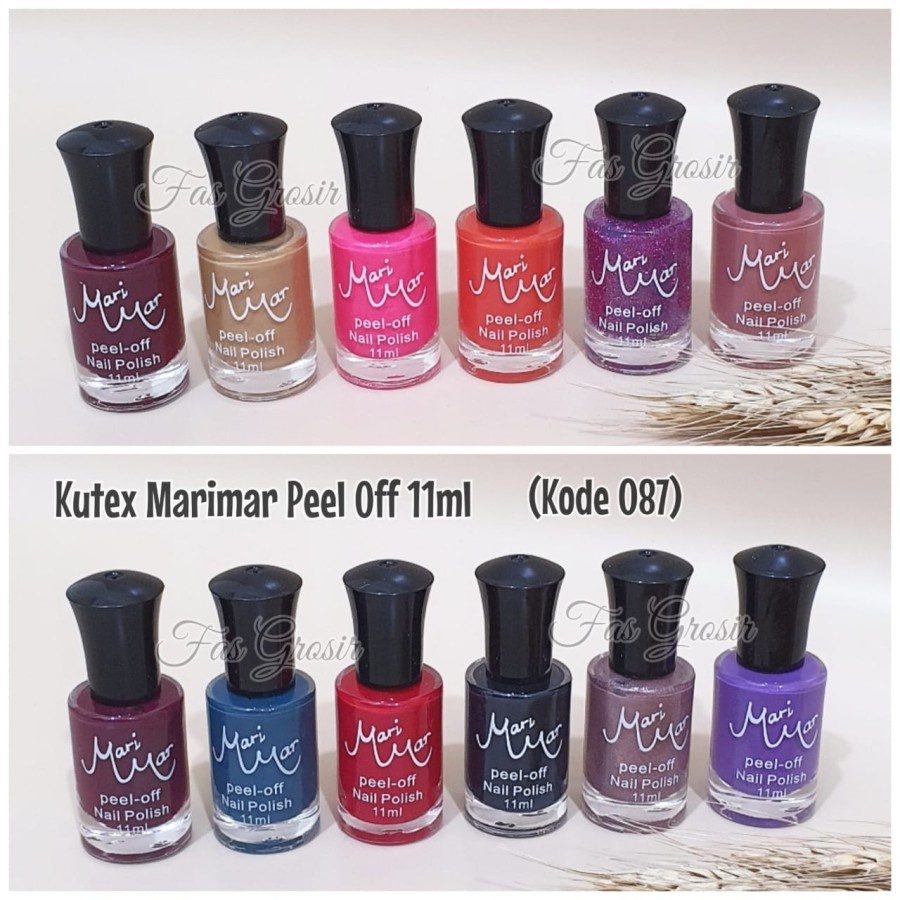 [PER BOX] KUTEK MARIMAR NAIL POLISH PEEL OFF - KUTEX KELUPAS MARIMAR