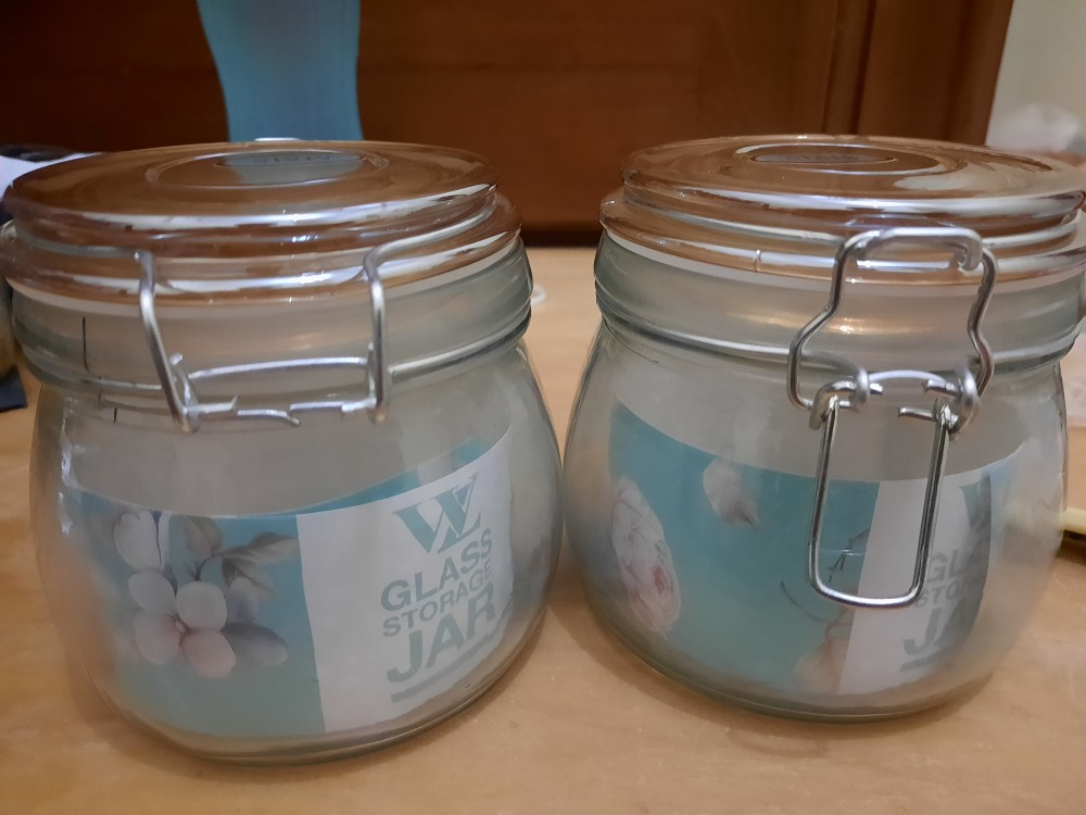 Hermetico Jar 500 Ml Tutup Warna | Toples Kaca Tutup Kait | Jar Kaca