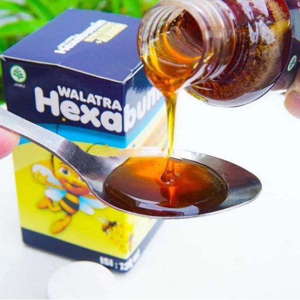 Walatra Hexabumin Madu Anak Penambah Nafsu Makan Bb Naik Drastis Lancarkan Pencernaan Tingkatkan Daya Tahan Tubuh Isi 130 Ml Herbal Original BPOM dan Halal MUI