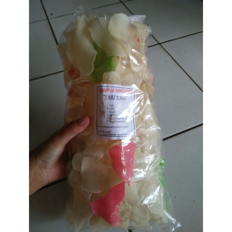 

krupuk singkong mentah (gople)