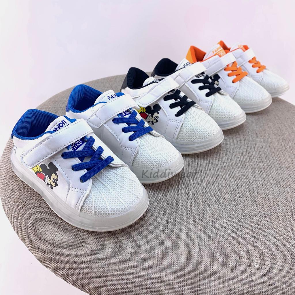 (Kiddiwear) Sepatu anak Led MBK74