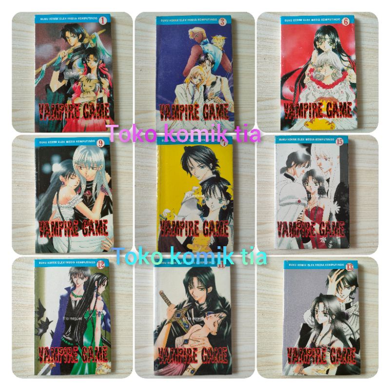 komik vampire game baru &amp; ori vol 1, 2,3,4,6,7,8,9,11,12,13,15