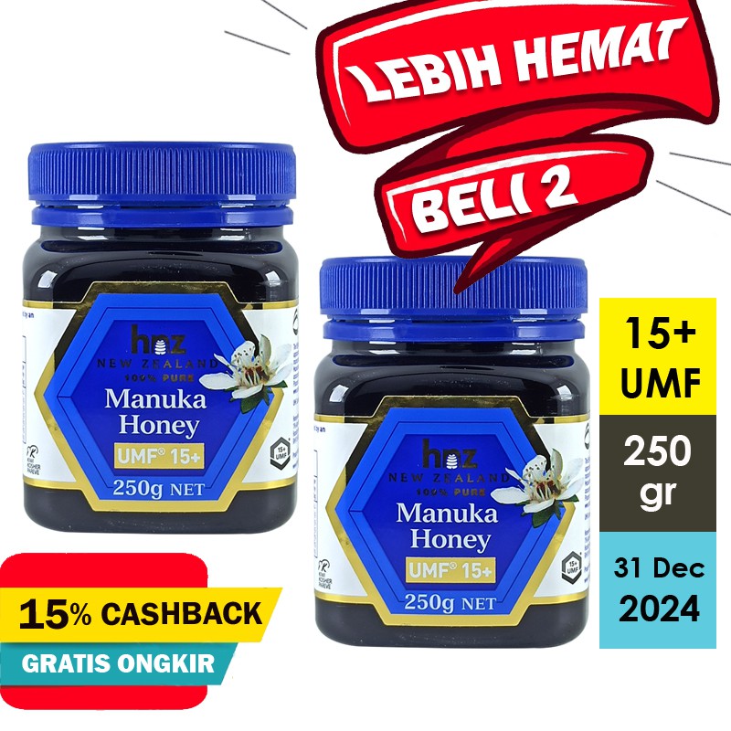 

Madu HNZ Manuka Honey UMF 15+ 250gr