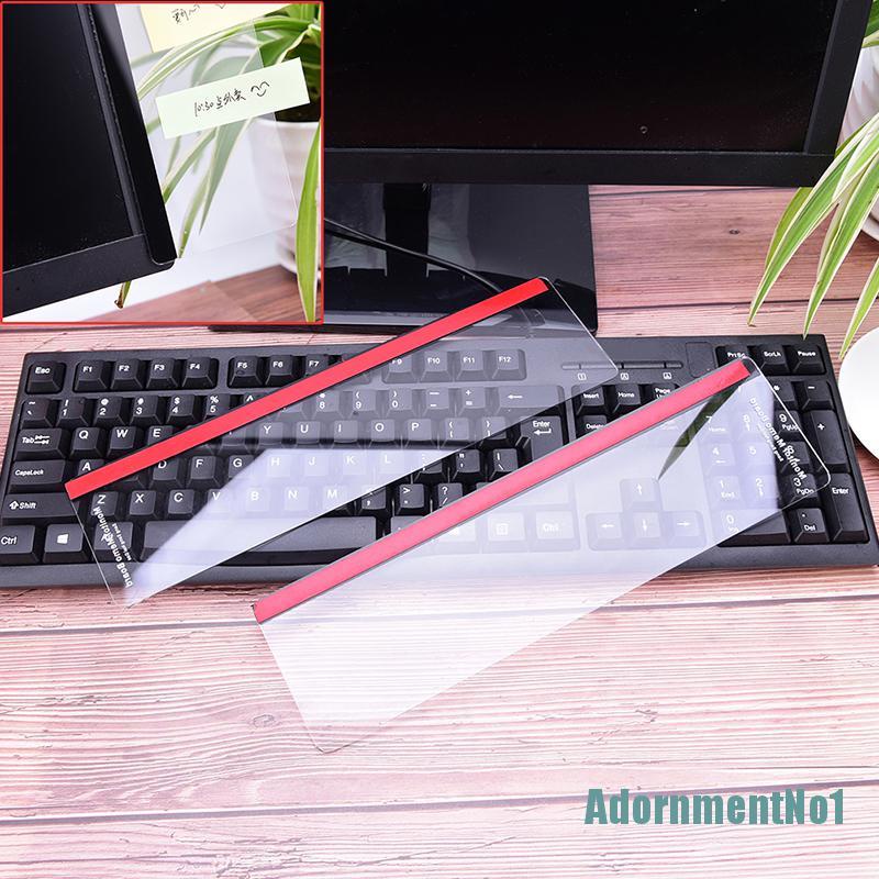 (AdornmentNo1) Papan holder sticky Notes / memo Untuk monitor Komputer / Kantor