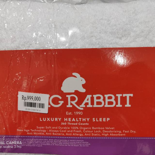 Handuk king rabbit (handuk hotel)