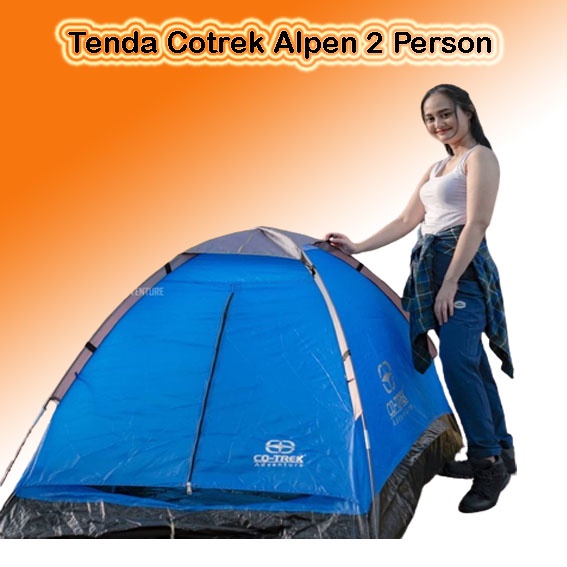 Tenda Camping Cotrek Alpen Monodome single layer kap 2P