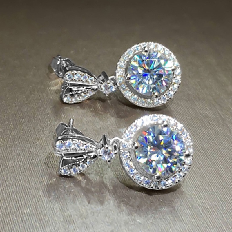 Fancyqube Anting Stud Bentuk Hati Bulat Besar Warna Emas Untuk Wanita