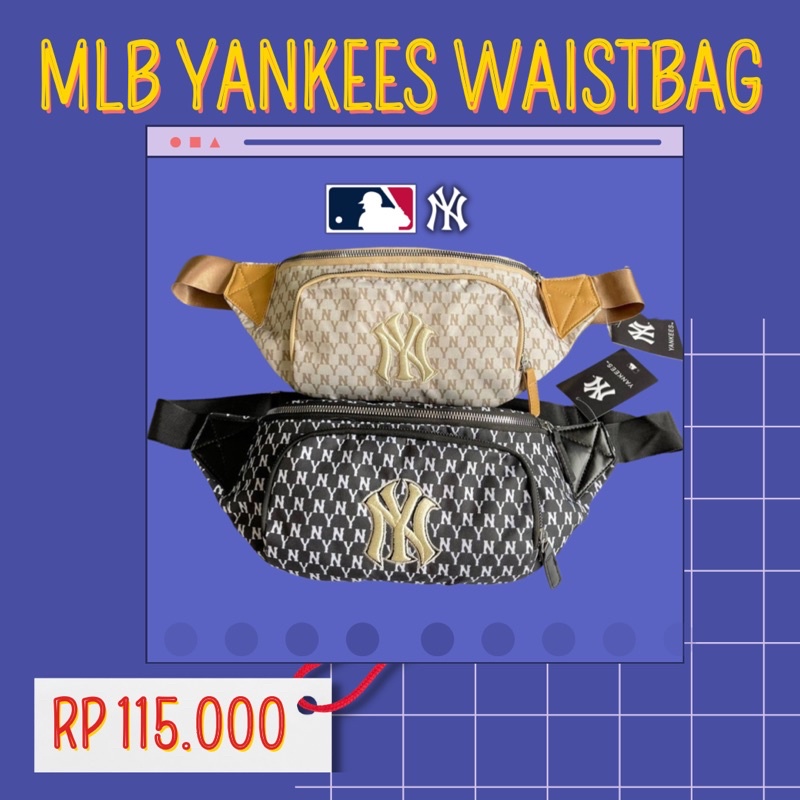 (COD) MLB YANKEES WAISTBAG TAS SELEMPANG NY TAS YANKEES