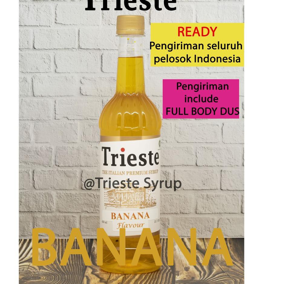 

LANGSUNG ATC.. TRIESTE SYRUP rasa BANANA