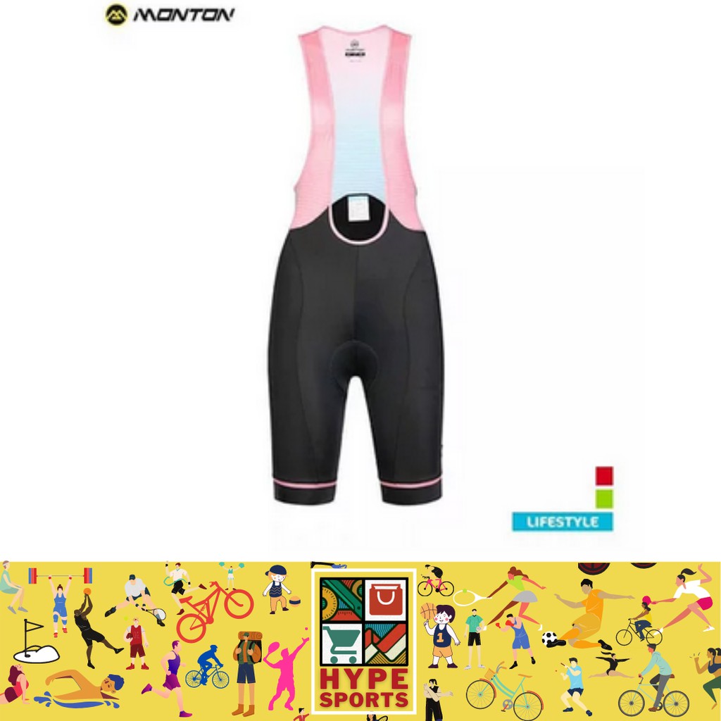 Original Bib Monton Women celana padding bib sepeda monton wanita