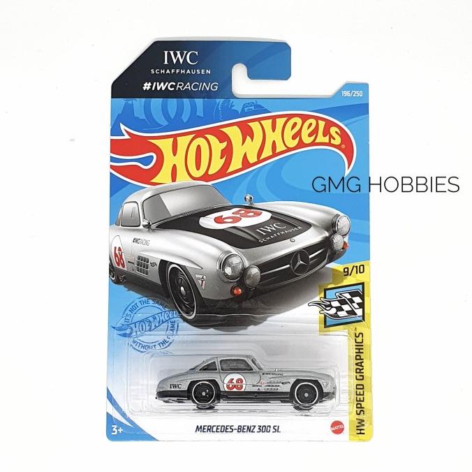 L 2021 MERCEDES BENZ 300 SL IWC SPEED GRAPHICS HOT WHEELS HOTWHEELS