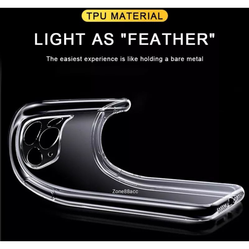 Iphone 11 Pro 5.8 Softcase Silicon Ultrathin Clear Case TPU Casing Bening Cover Transparan