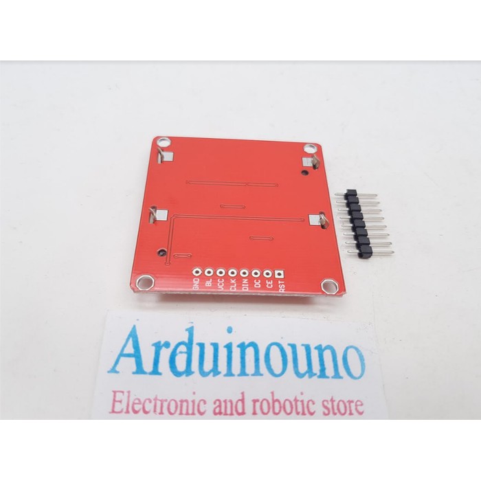 Red LCD Graphic Nokia 5110 84x48 Module Display for Arduino raspberry