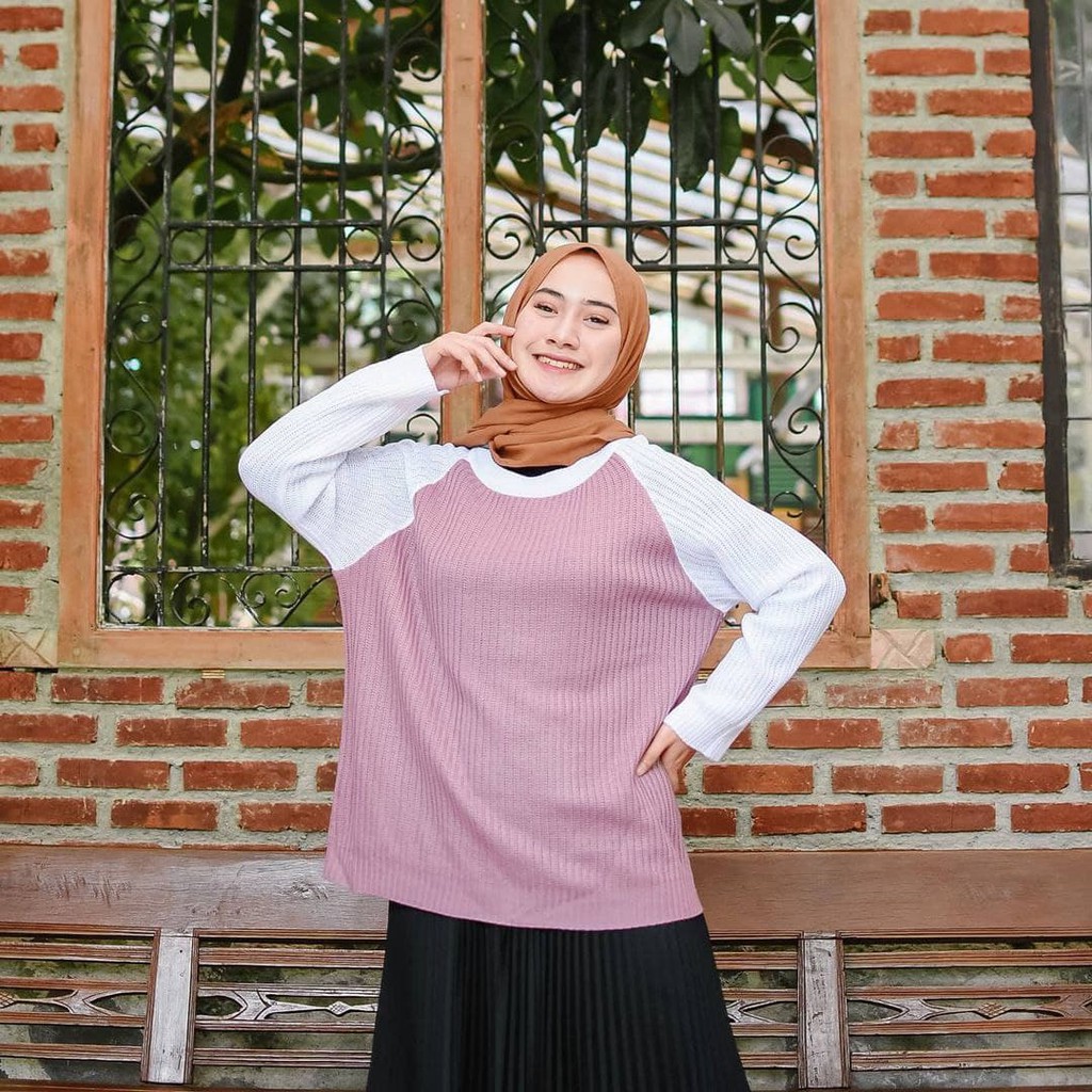Nara Grosir - Valle Sweet l Sweater Polos l Sweater Pria dan Wanita