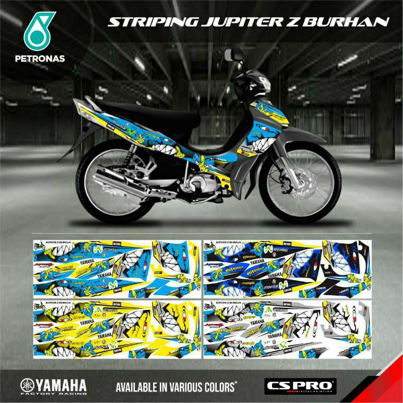LIST STRIPING MOTOR JUPITER Z BURHAN/LIST STRIKER JUPITER Z BURHAN/STIKER LIST JUPITER Z BURHAN