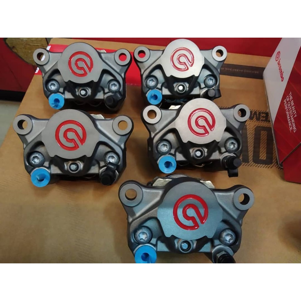 Kaliper Brembo 2 Piston Grey Red Logo
