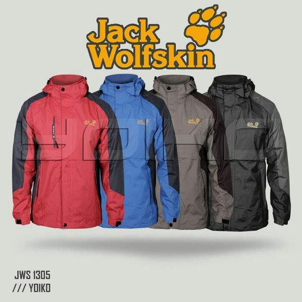 Jaket Gunung Outdoor Pria Waterproof Jack Wolfskin 1615 Import
