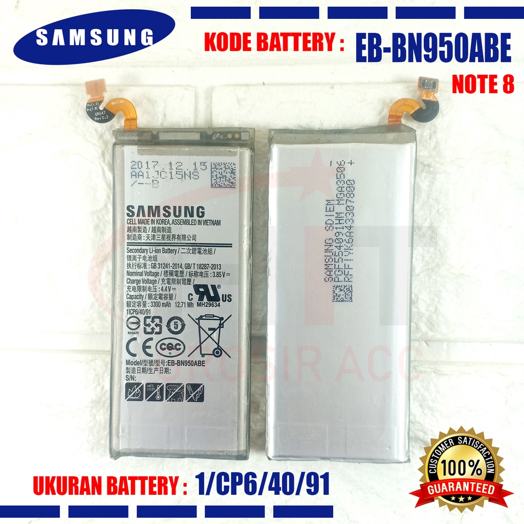 Baterai Battery EB-BN950ABE FOR Samsung Galaxy Note 8