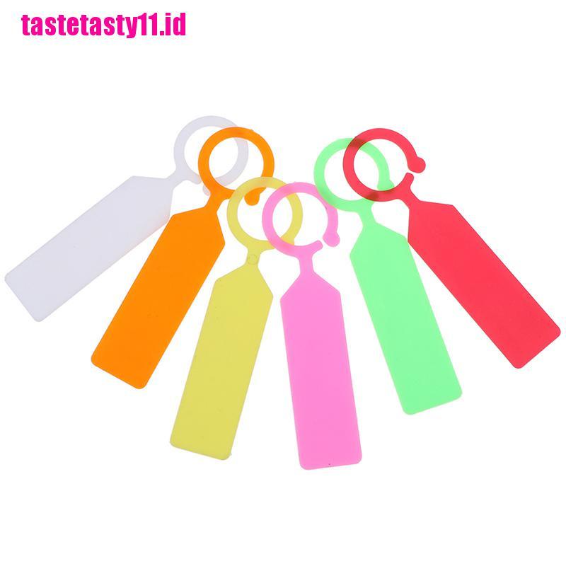 50 Pcs Label Tag Tanaman Model Gantung Bahan Plastik Untuk Taman Rumah Kaca