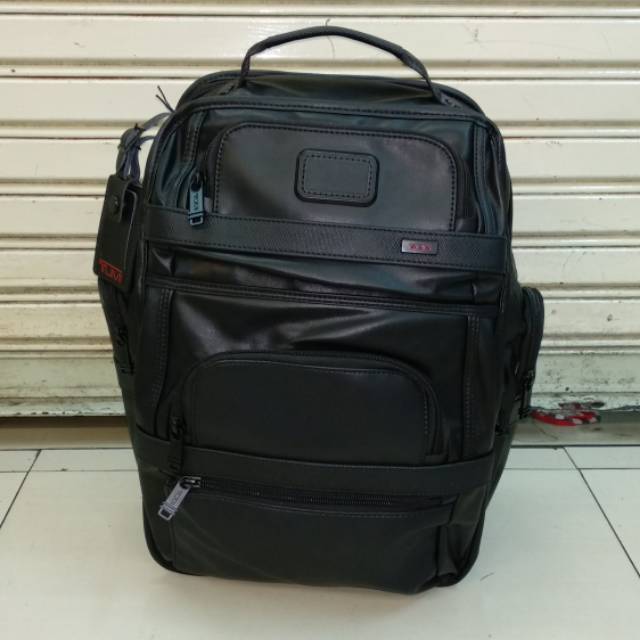 Tas Tumi Alpha 2 T-pass leather ransel backpack kulit laptop