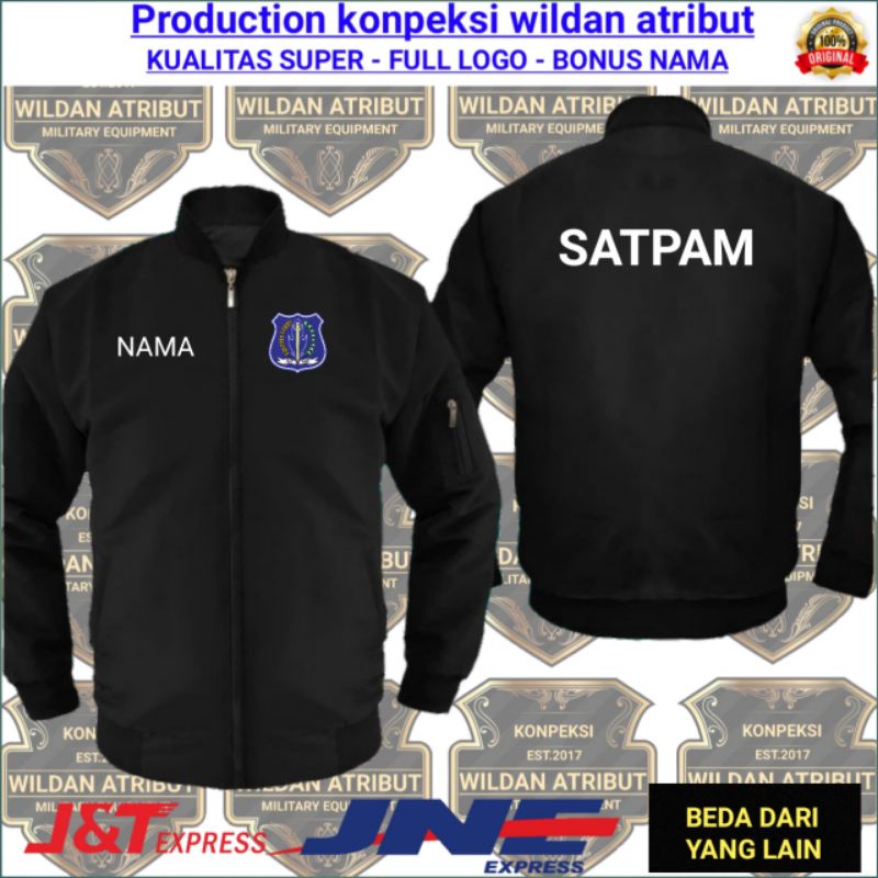 JAKET SECURITY JAKET BOMBER SECURITY SATPAM TERMURAH