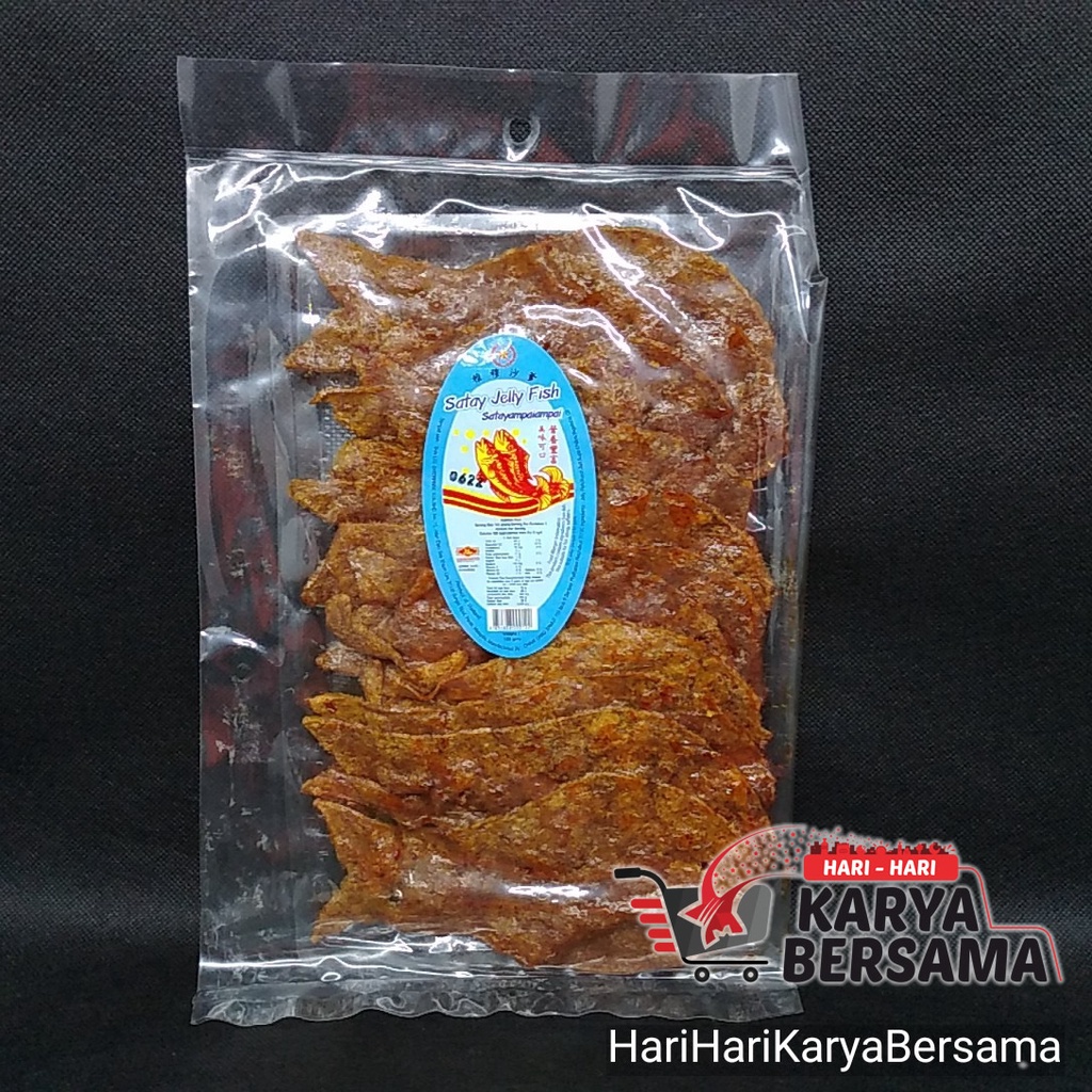 

SATAY JELLY FISH SATE IKAN 120GR