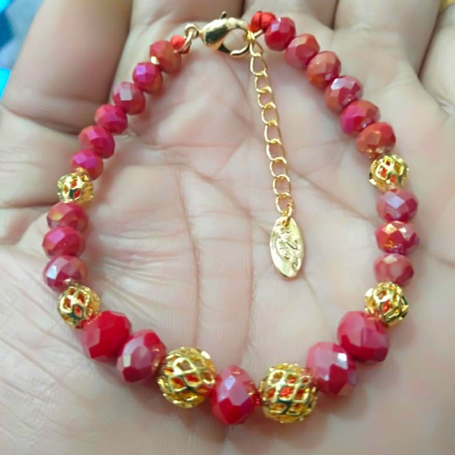 Gelang kristal model pandora