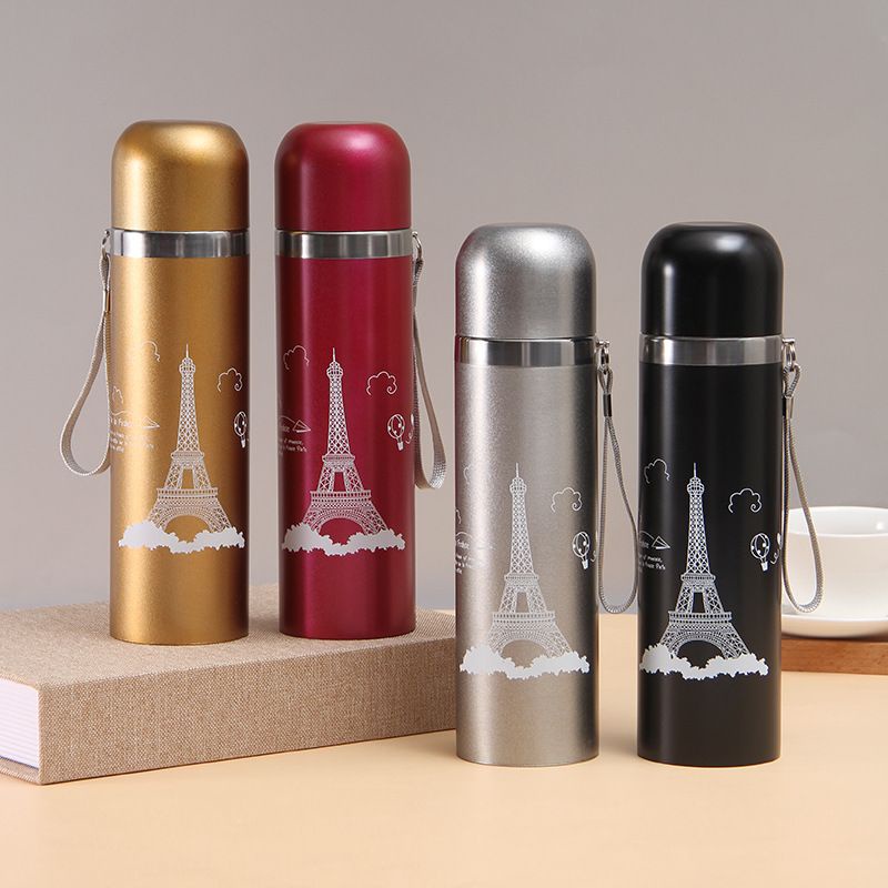 Termos Motif PARIS &amp; MICKEY Vacuum Stainless Steel 500ml