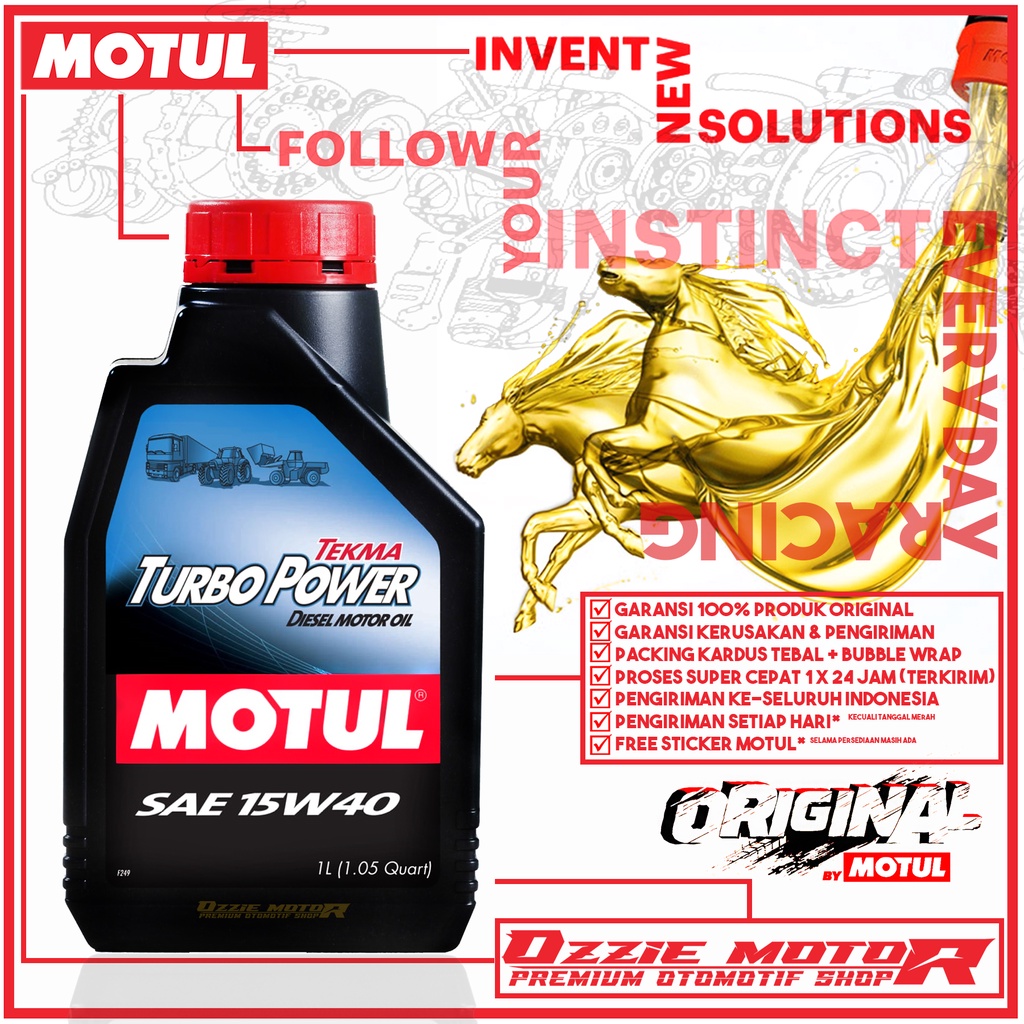 MOTUL TEKMA TURBO POWER 15W40 CF-4 1L