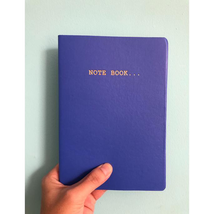 

Buku Kulit/Buku Moleskin/Leather Notebook - WARNA BIRU - BJ00026