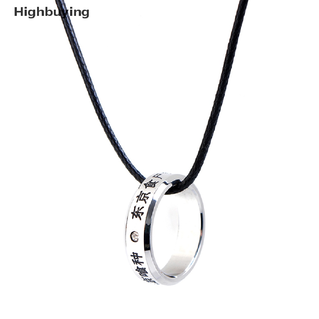 Hbid Kalung Cincin Titanium Steel Desain Anime Tokyo Ghoul Kaneki Untuk Cosplay