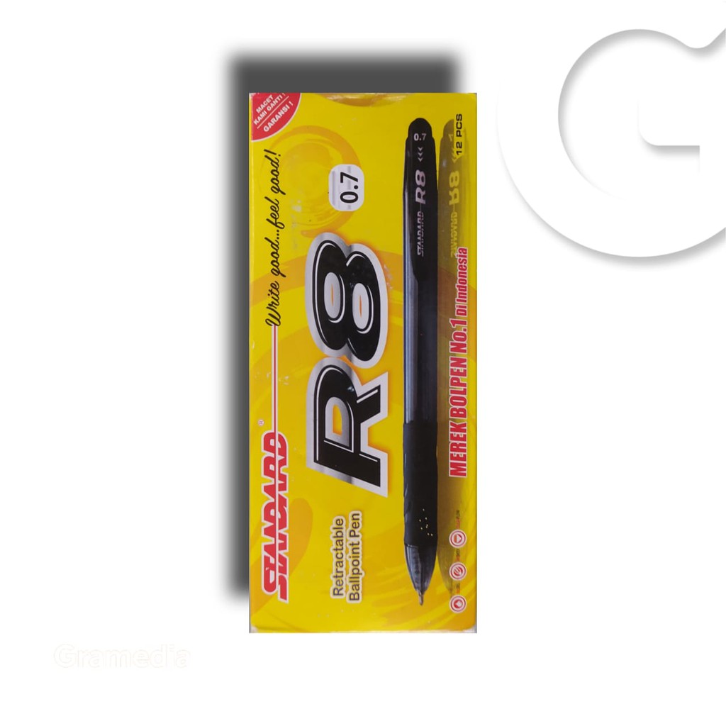 

Gramedia Gorontalo - Standard R8 Autoclip 0.7 BK12