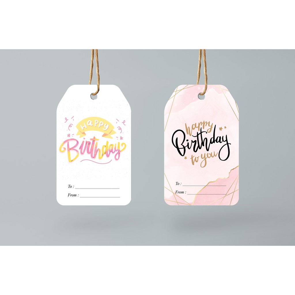 LABEL ULANG TAHUN / HANG TAG BIRTHDAY