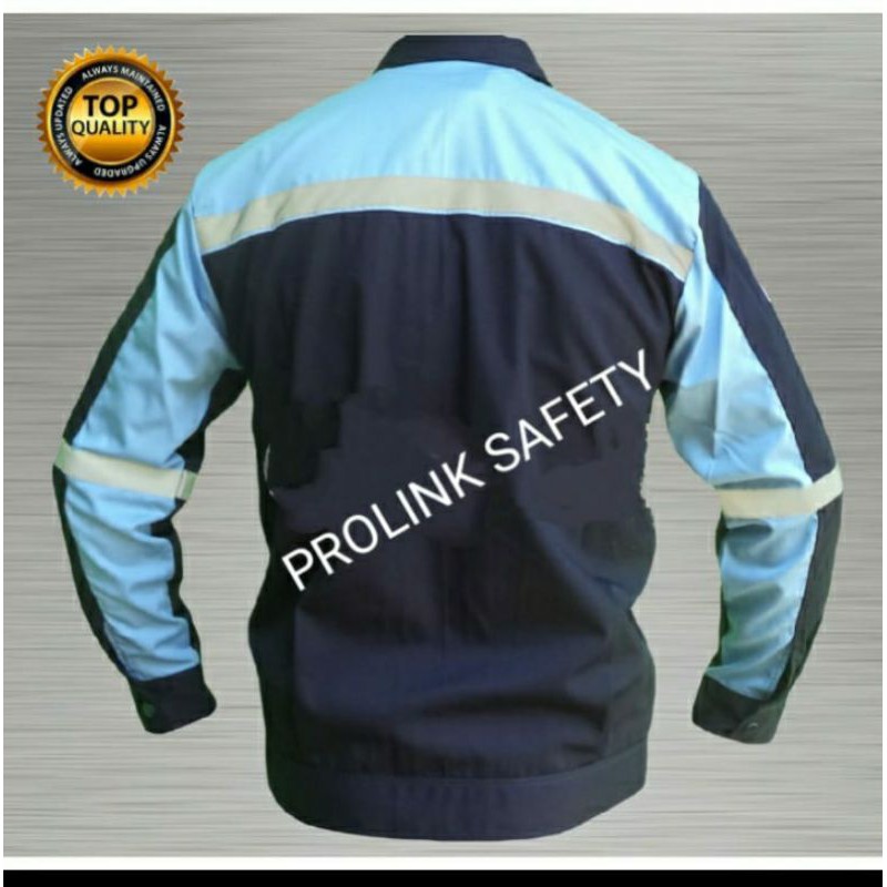 SEDANGKAN SAFETY JUMBO XXXL LINGKAR BADAN 130CM DONGKER BIRU MUDA