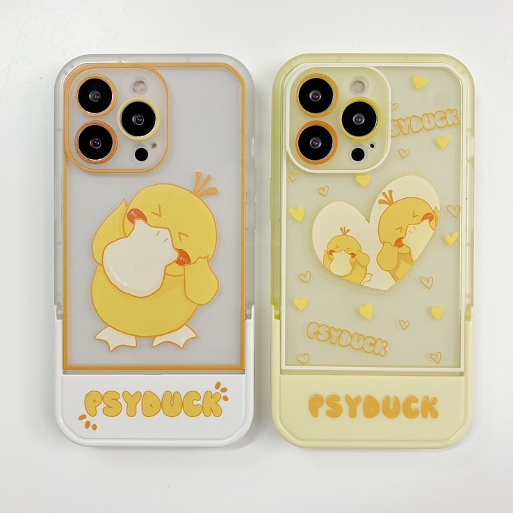 Casing flip Motif Bebek Kuning Untuk Iphone 11 12 13PROMAX X XS XR XSMAX 6 7 8 plus