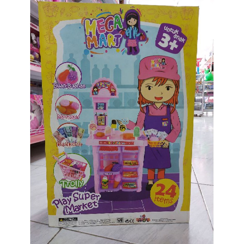 Megamart/mainan anak/masak/kasir/sgptoys/shptoys