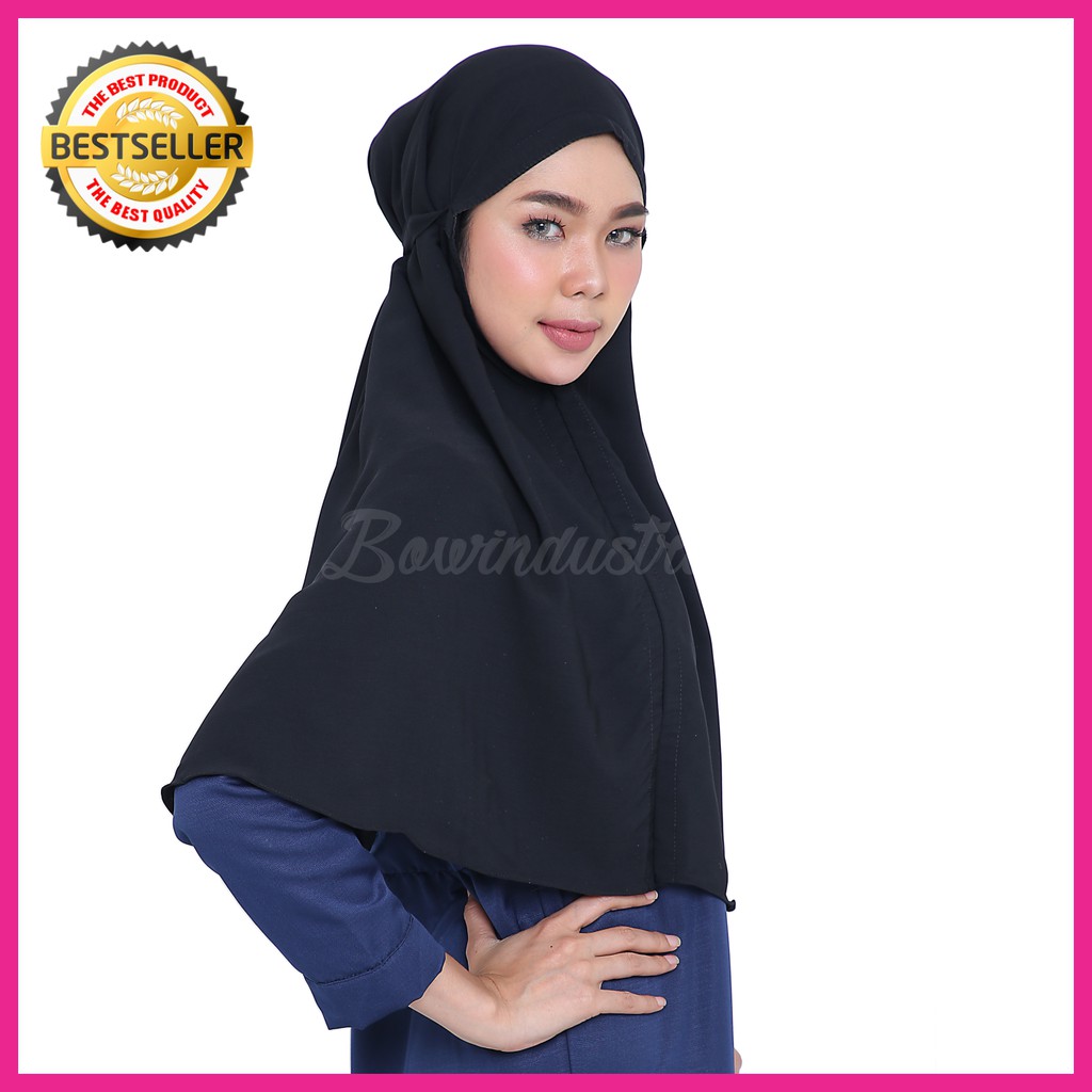  Jilbab Hijab Kerudung Khimar Instan Instant Simple Syari 