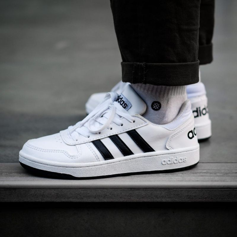 white adidas hoops
