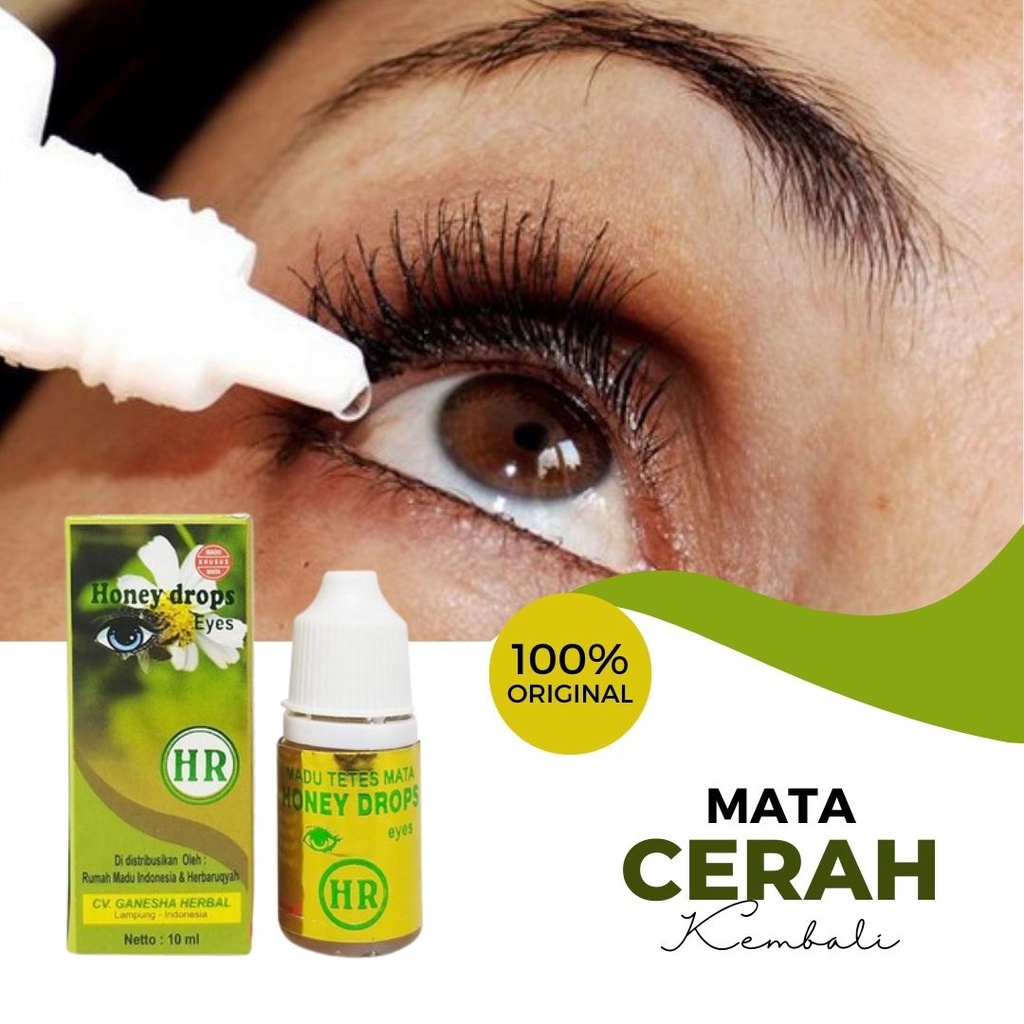 Jual Obat Tetes Mata Minus Paling Ampuh Honey Drops Eyes 10 Ml Obat