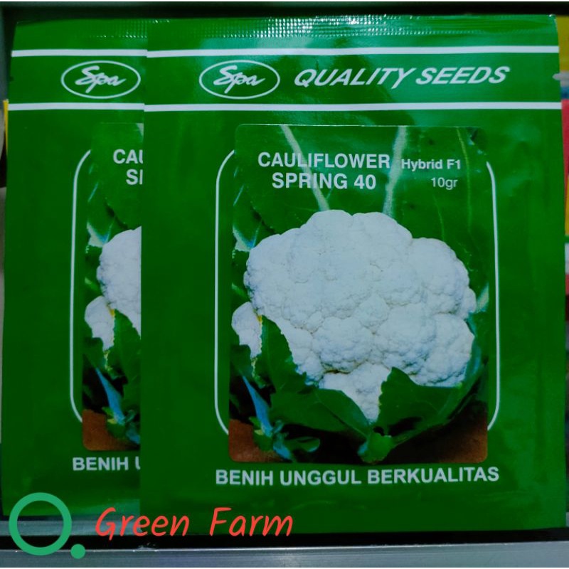 Cauliflower Hibrid Bunga kol Spring Kemasan 10gr Original Pabrik