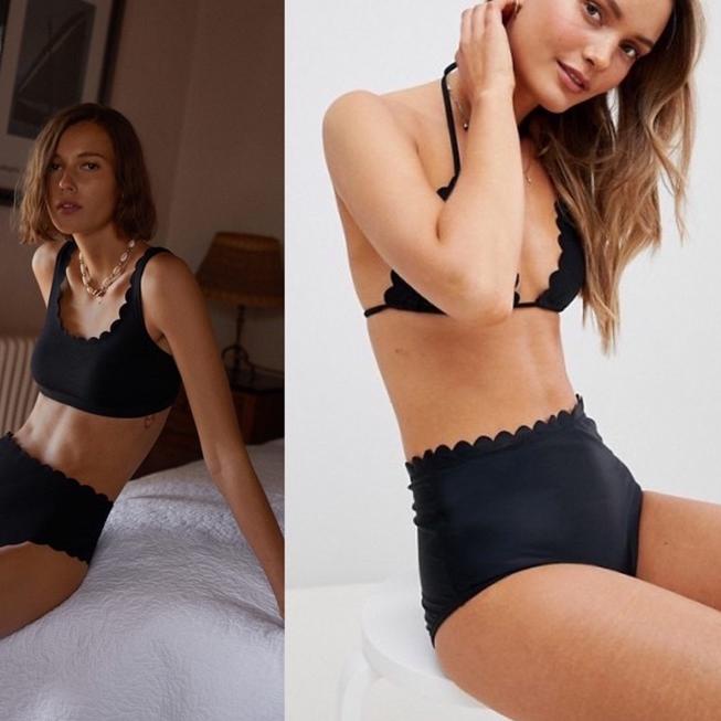 ➹ H&M Highwaisted Bikini Bottoms / HW Bikini Bottom Panty Underwear Swimsuit Highwaist Bikini ♗