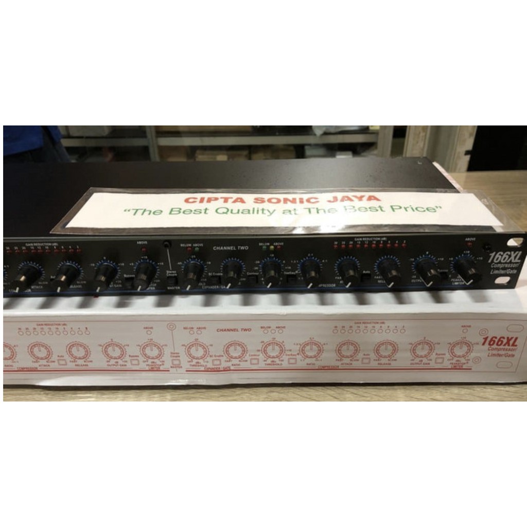 kompresor compressor audio dbx 166 xl