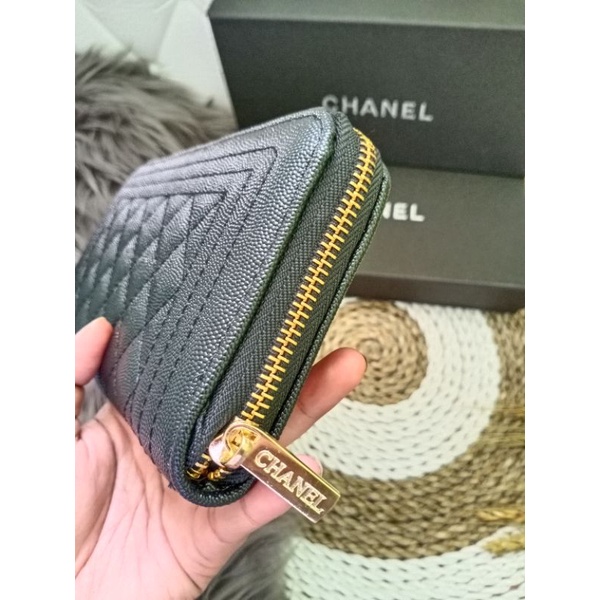 DOMPET CHANEL PANJANG 1 RESLETING FREE BOX