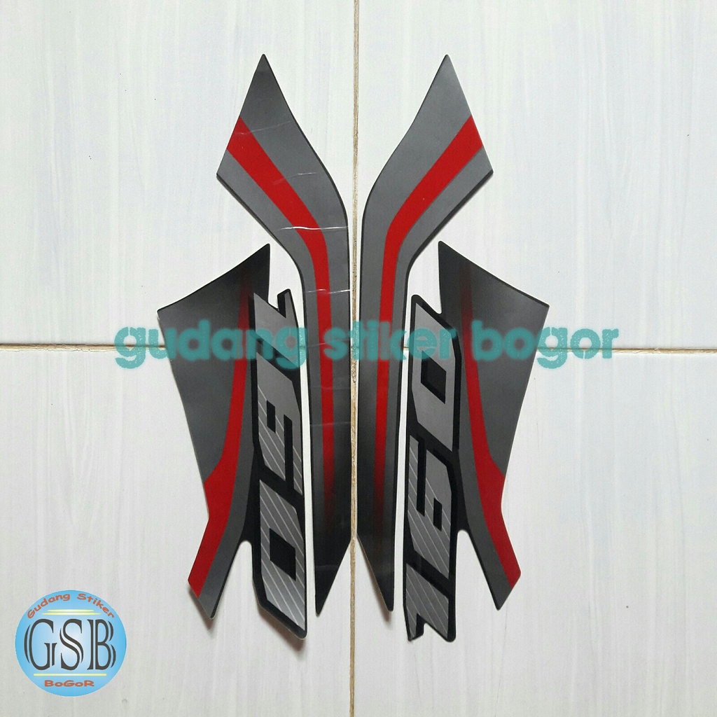 sticker striping motor honda vario 160 2022 mattebrown