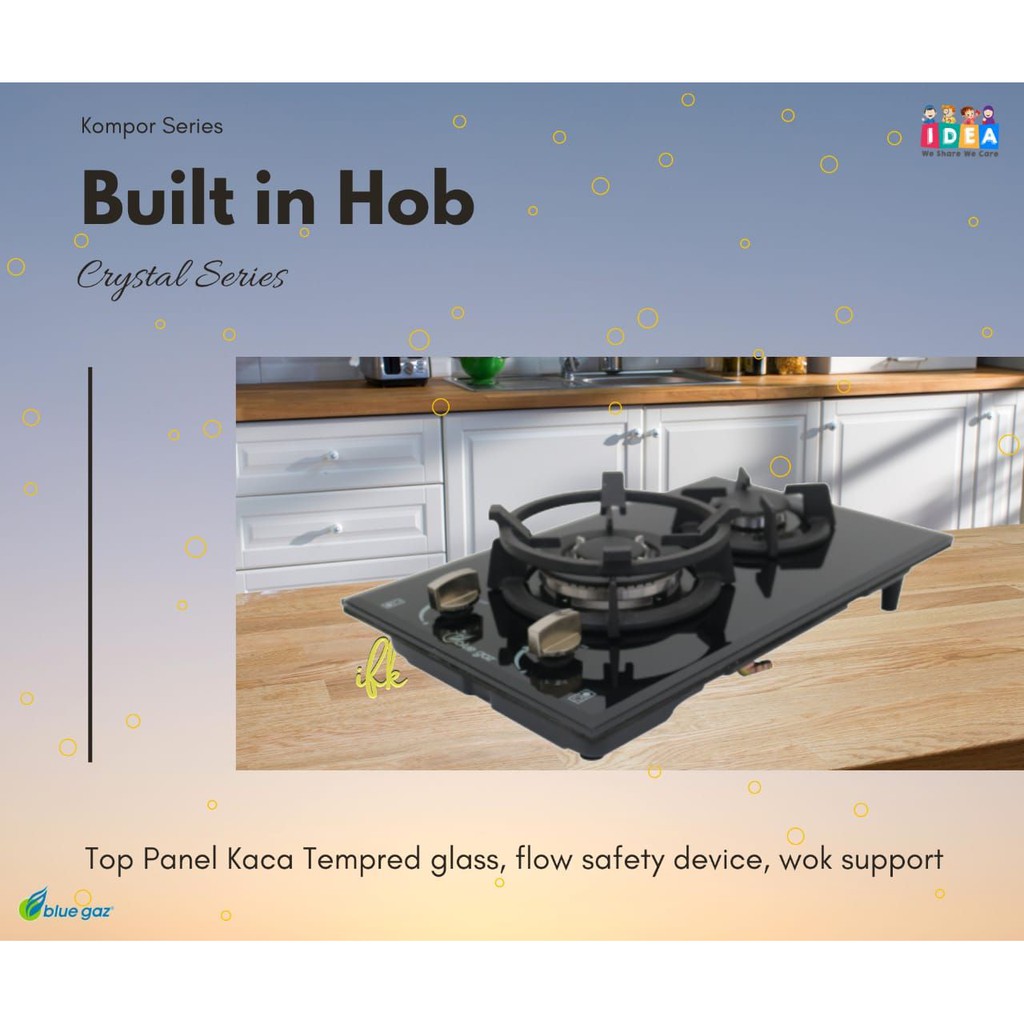 TIGARAKSA EDUCATIONAL | BLUE GAZ | CRYSTAL | KOMPOR GAS | KOMPOR TANAM | KOMPOR APARTEMEN