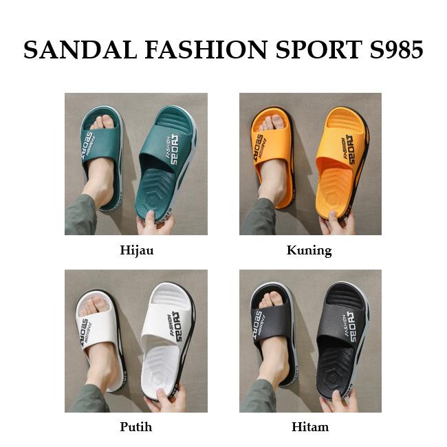 Grosir - S985 Sandal Outdoor Sport / Sandal Fashion Sport / Sandal Jelly Karet / Sandal Rumah