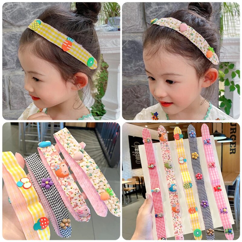 Bandana Anak Korea Motif 3D Strap Velcro