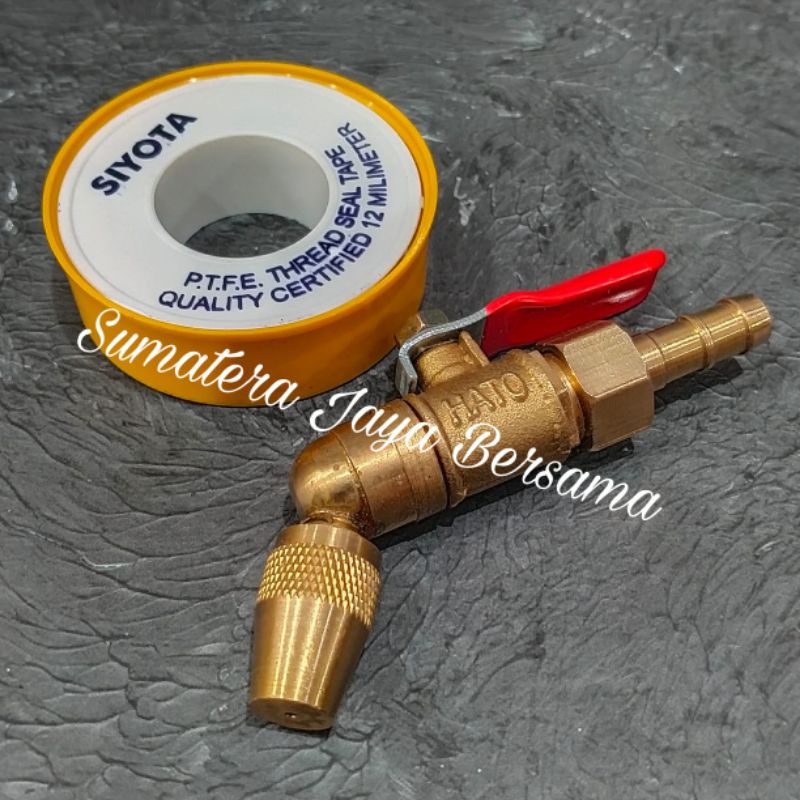 Nozel cuci ac Nozel steam Nozzle bengkok steam cuci motor ac mobil Nozzle stop kran hato