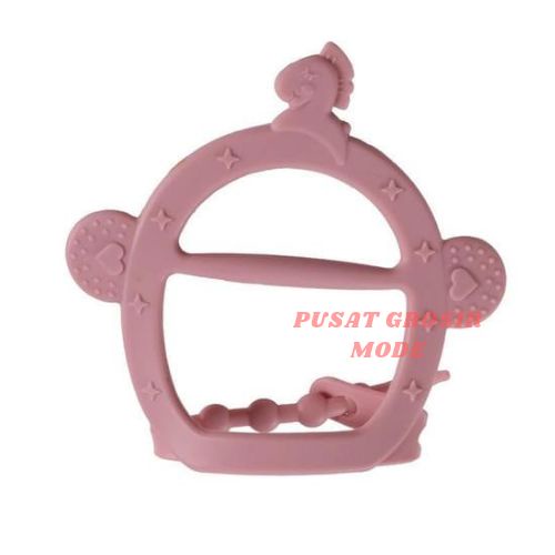 Gigitan Bayi Teether Gelang Silikon Mainan Bayi BPA FREE PGM P63