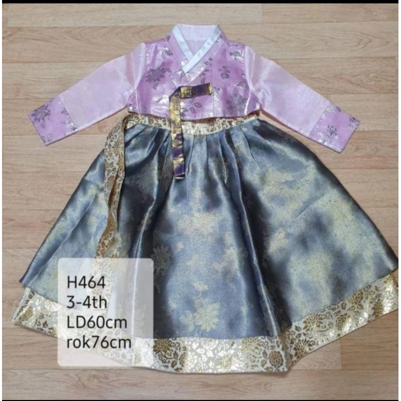 Hanbok korea anak perempuan 3-4th h464